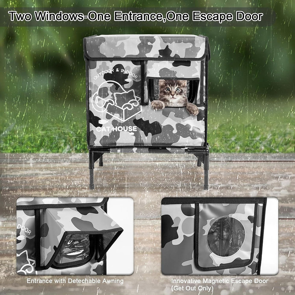 Thumbnail: G2 GO2GETHER Cat House Outdoor Insulated Weatherproof Shelter