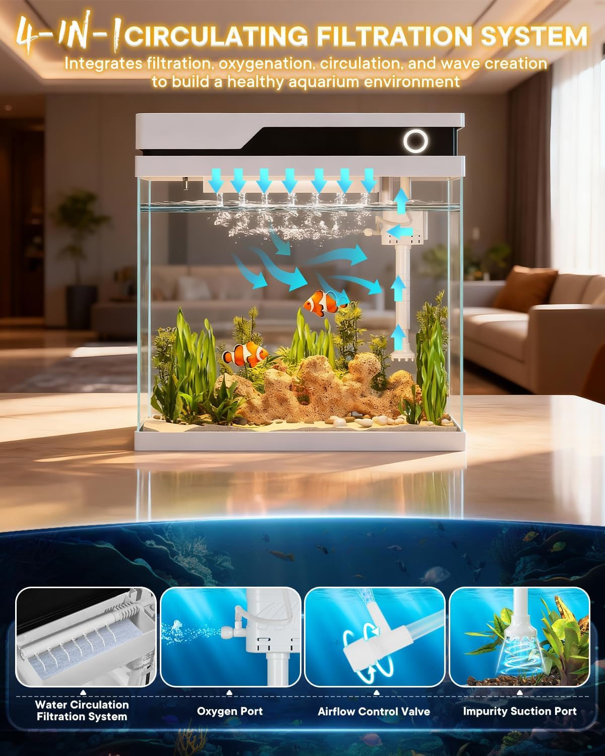 Vehipa Aquarium Fish Tank