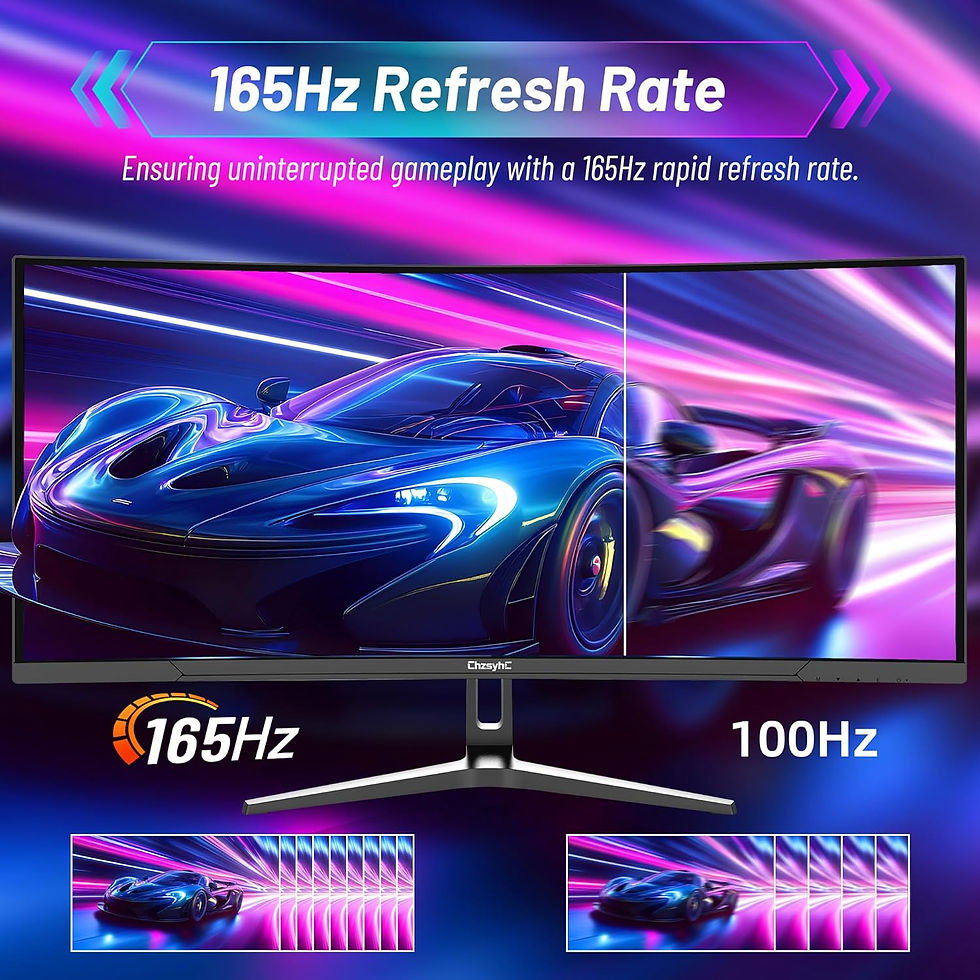 Thumbnail: 34" CHZSYHC Curved Gaming Monitor165 Hz