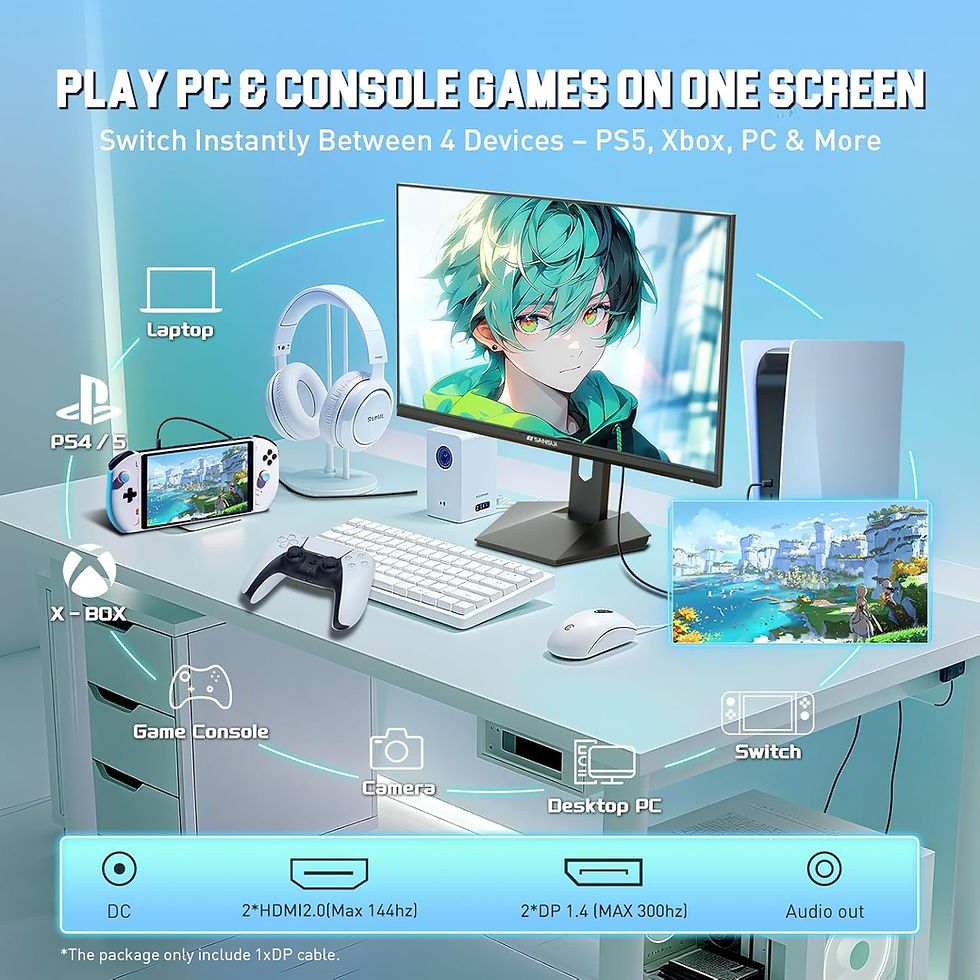 Thumbnail: 27" SANSUI Gaming Monitor 200 Hz