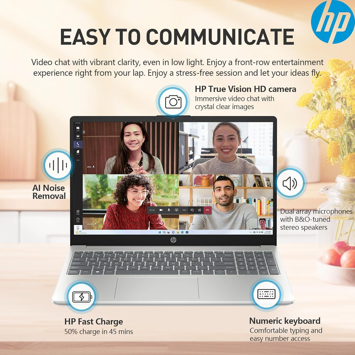 HP Laptop Touchscreen Computer