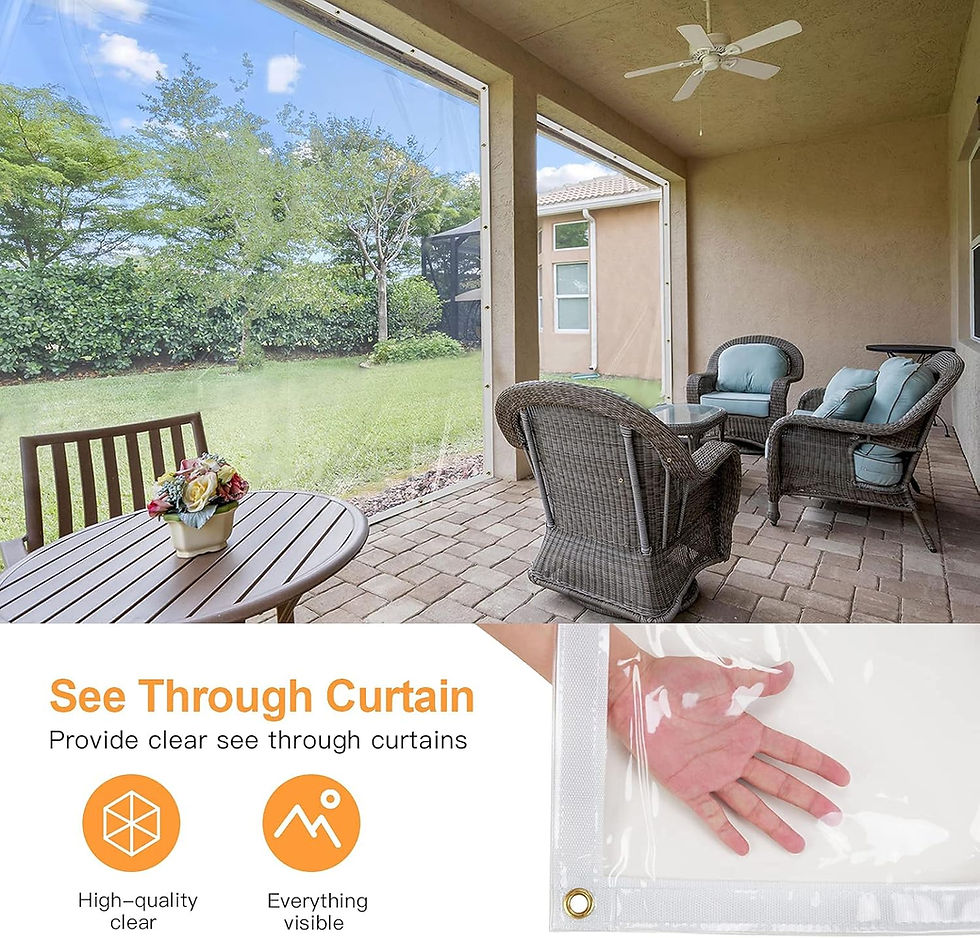 Thumbnail: Likeem Outdoor Clear Tarp