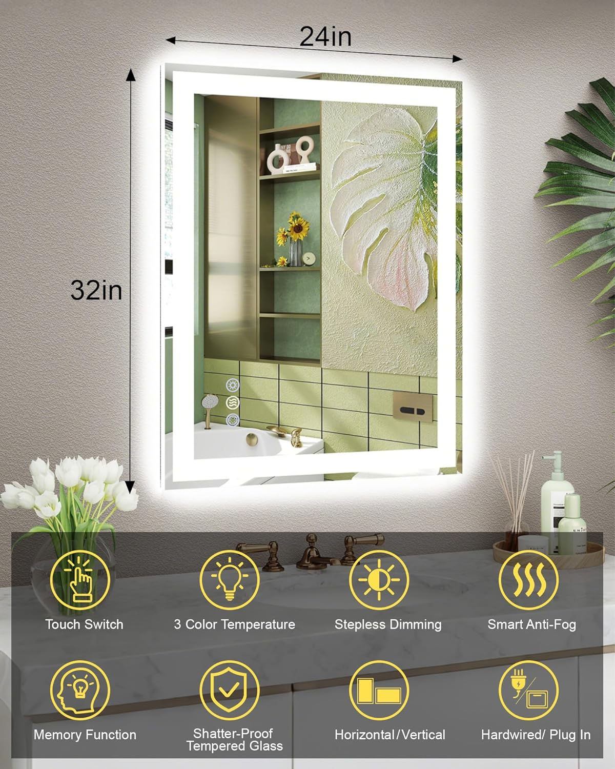 Callsky Vanity Mirror