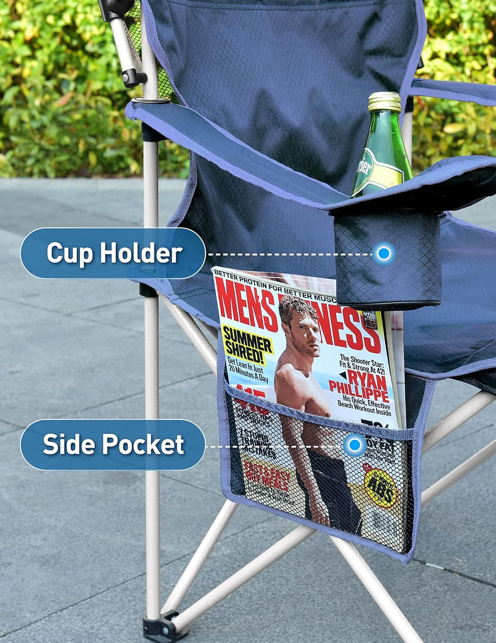 Thumbnail: DOCUSVECT Camping Beach Chair