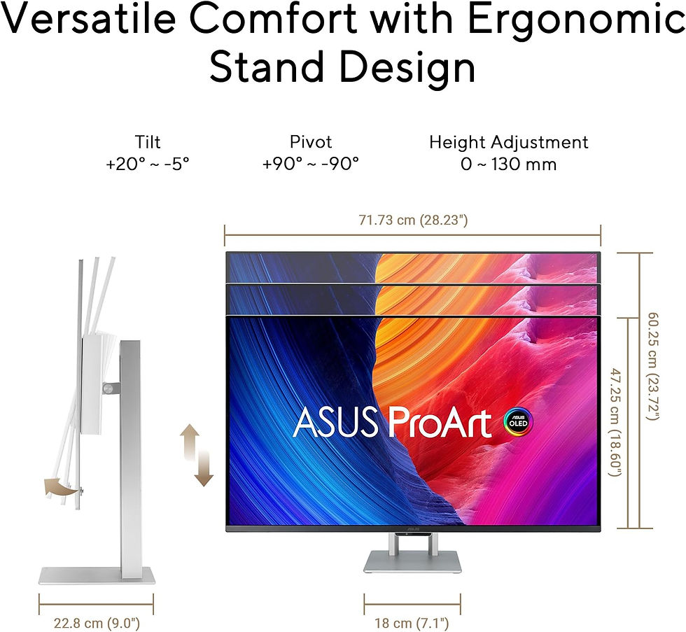 Thumbnail: 32"ASUS PORART DISPLAY 32OCD MONITOR PA32UCDM -1870Q720