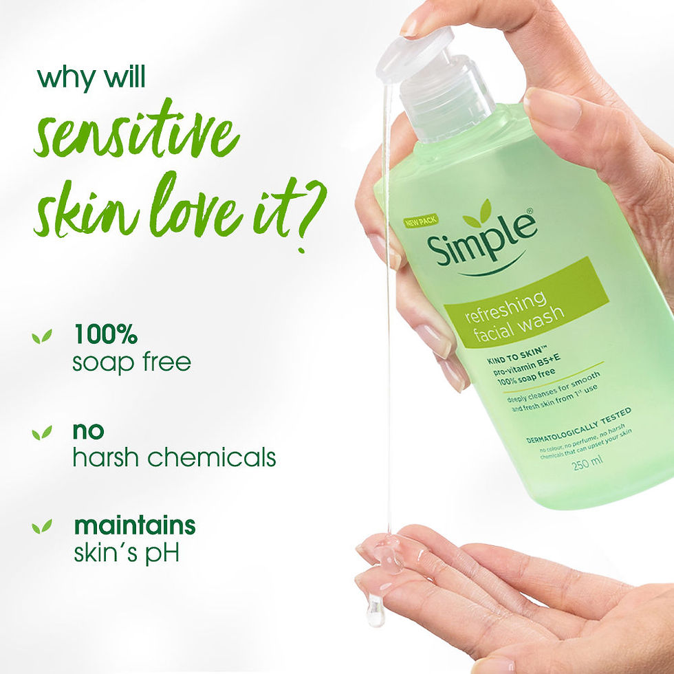 Thumbnail: Simple -  Kind to Skin Refreshing Facewash Mild Face Wash(sensitive skin)