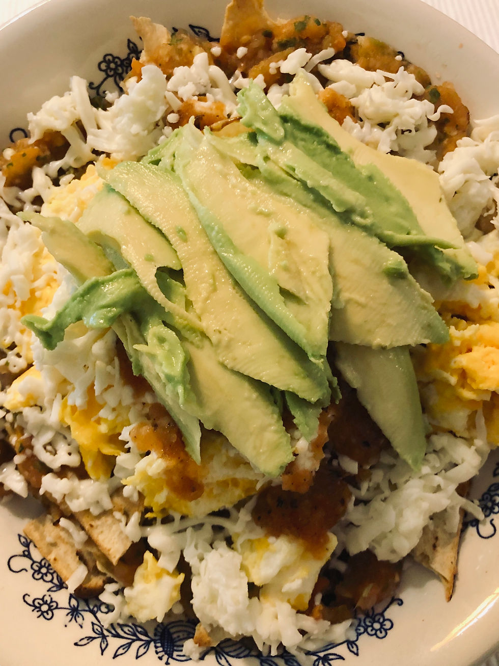 Chilaquiles light