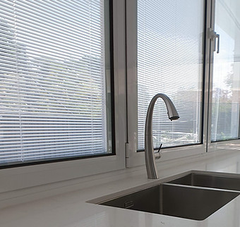 Integrated Blinds by Terra WIndows and Doors