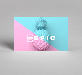 Epic business card designed by Flow Cre8tive