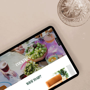 Ready-Made Cocktail Mixers Website | Mr Consistent — dynamic visuals reflecting the brand’s social, party-forward personality