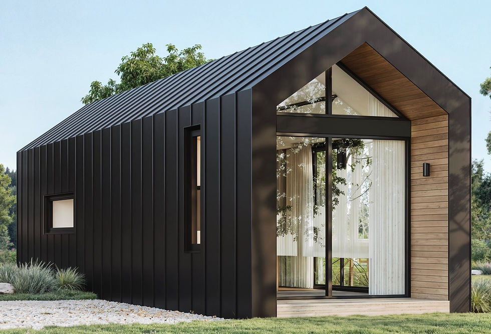 Modular house construction using light gauge steel framing technology
