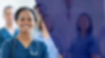 Female nurse looking forward to working at new hospital