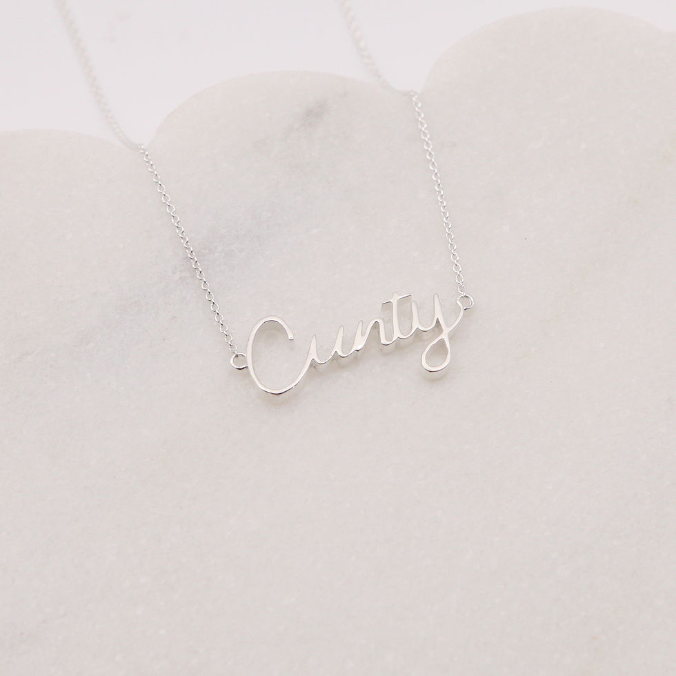 Cunty in silver finish