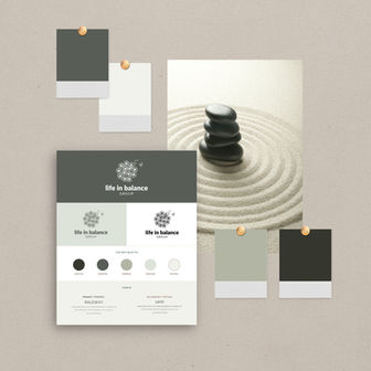 Life In Balance Counselling Website | Nature-inspired design featuring calming greens and gentle illustrations