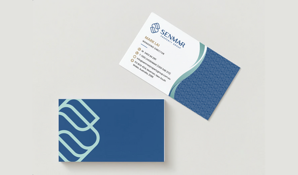 Senmar Property Business Card designed by Flow Cre8tive