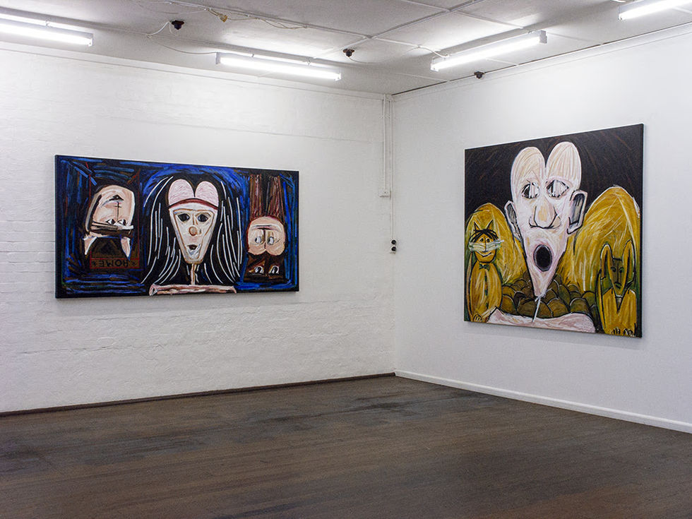 Gallery exhibition installation