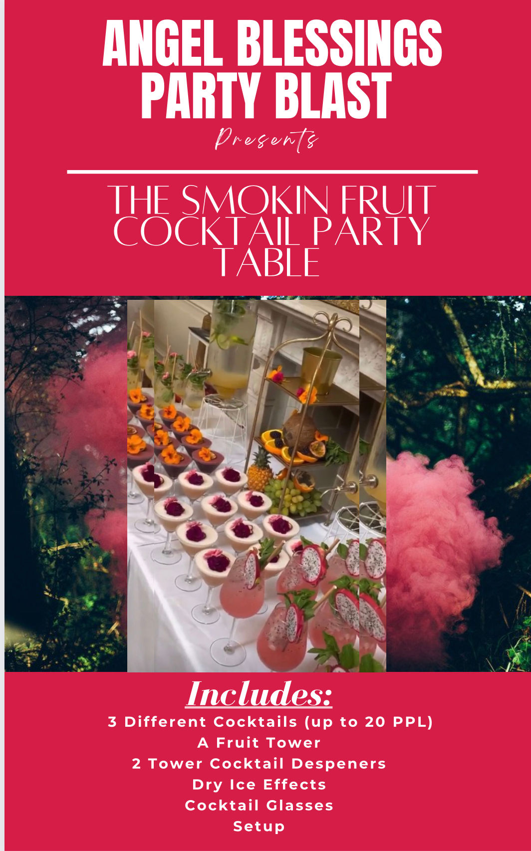 Add-On the Smoking Fruit Cocktail Table