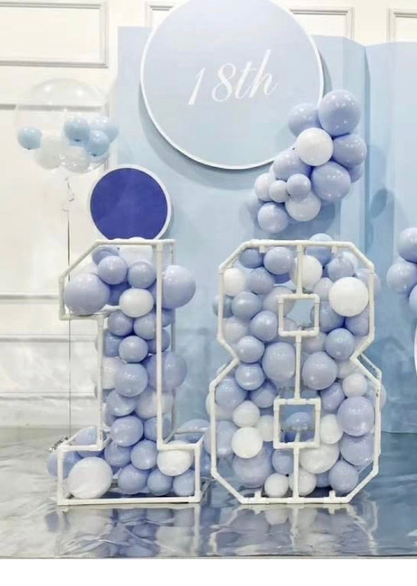 Thumbnail: 3Ft PVC Pipe #8 with Balloons (you get to keep!!!!) Comes with delivery!