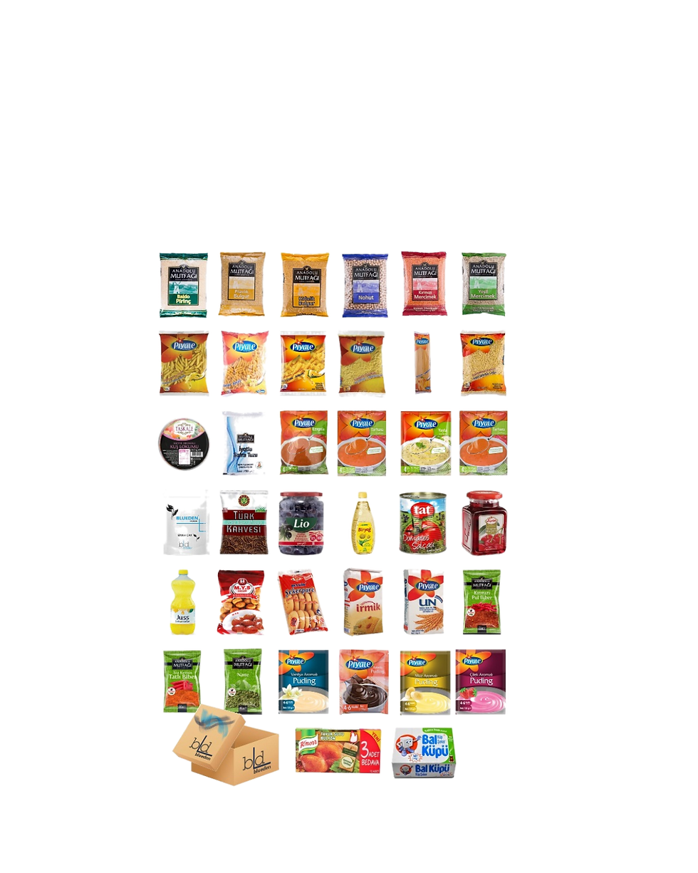 Ramazan Kumanya Yardım Erzak Kolisi 38 Parça 7 nolu Paket