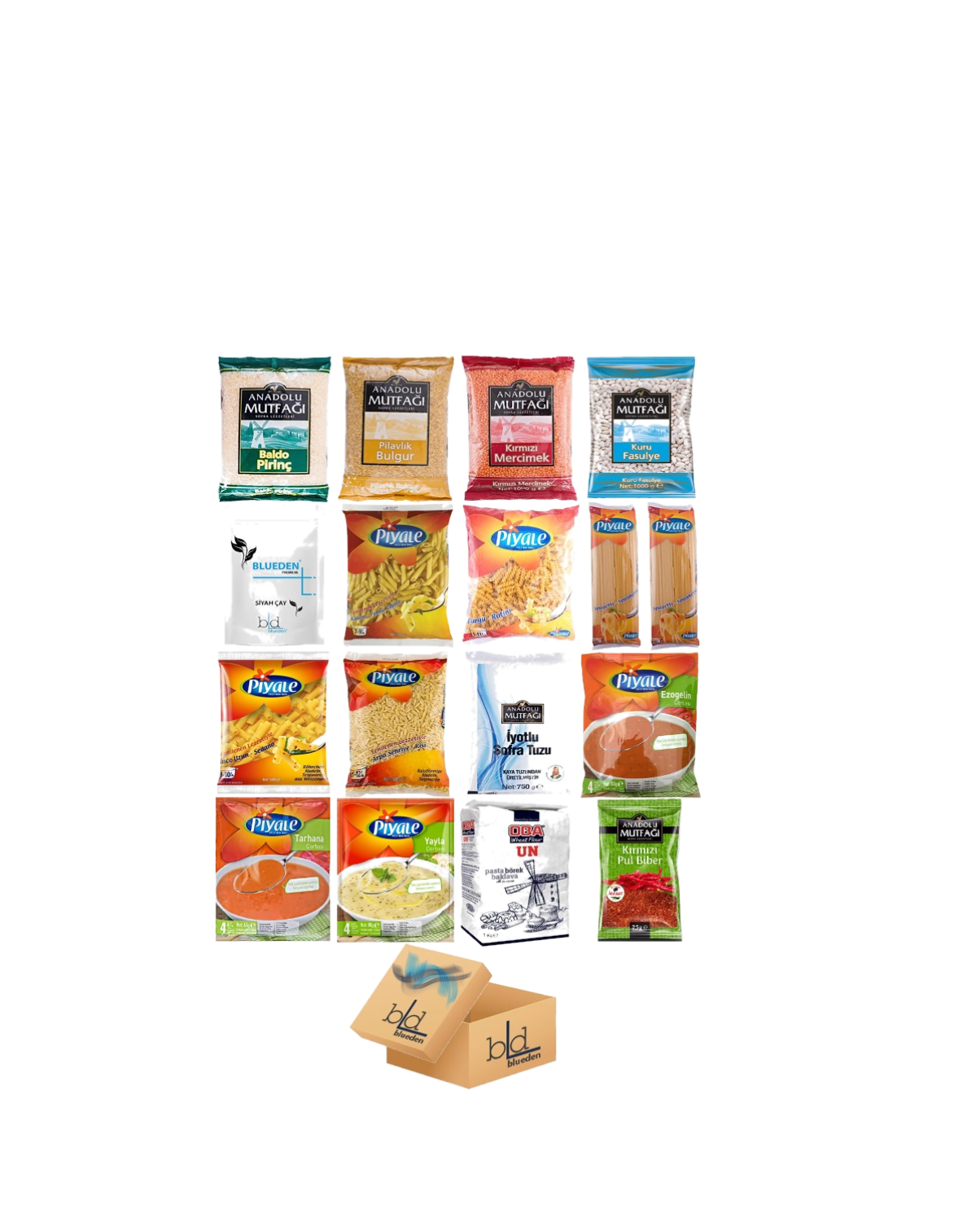 Kurban Kumanya Yardım Erzak Kolisi 17 Parça 14 Nolu Paket