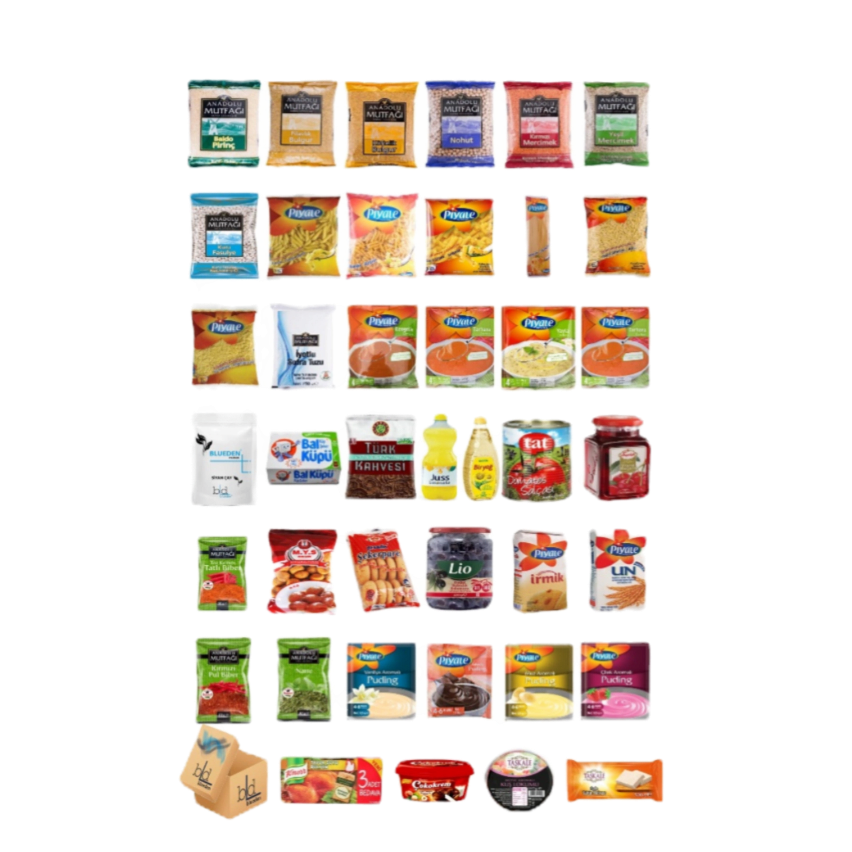 Ramazan Kumanya Yardım Erzak Kolisi 41 Parça 6 nolu Paket