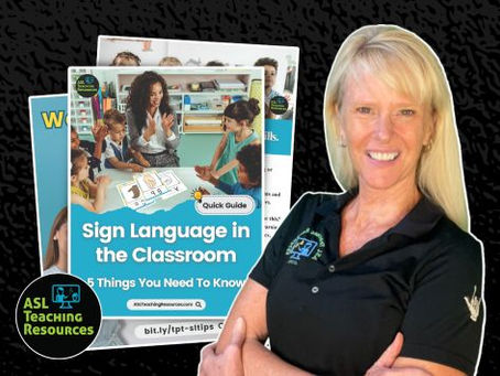 Teaching Sign Language in Early Literacy: 3 Really Simple & Fun Ways