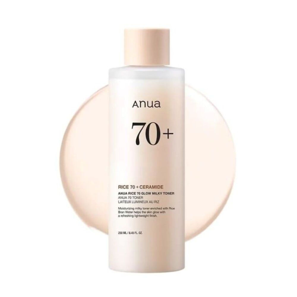 Anua Rice 70 Glow Milky Toner – Ενυδατική Τονωτική Λοσιόν με Ρύζι
