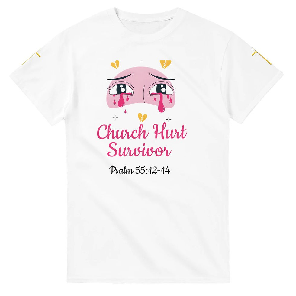 Thumbnail: Faith Based Tee-Shirt: 'Church Hurt Surivor'