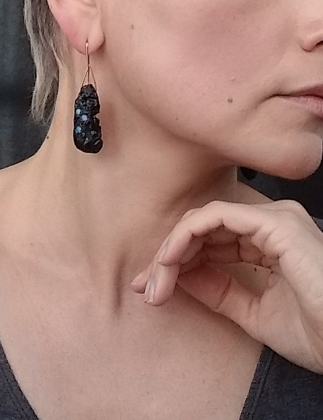 Thumbnail: Opal and Tektite Earrings / Barely Kusama
