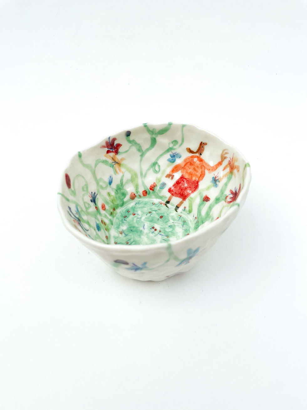 Thumbnail: Porcelain flowers everywhere bowl