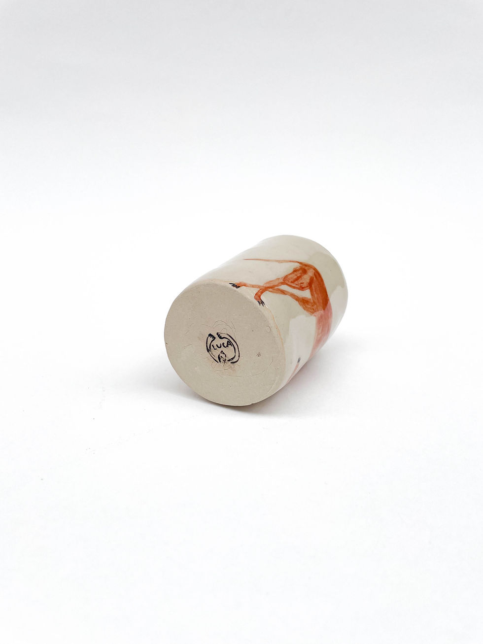 Thumbnail: Small red greyhound cup