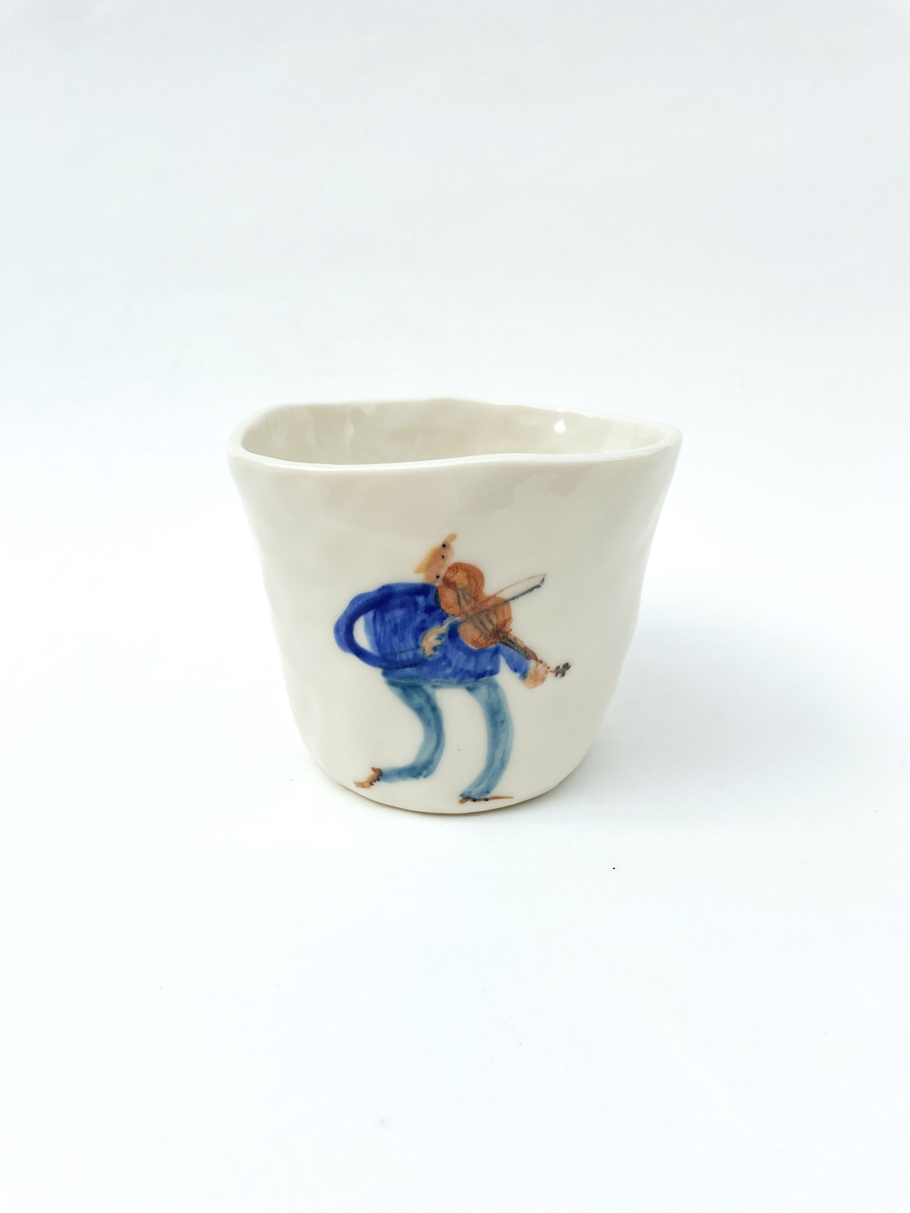 Porcelain violinist