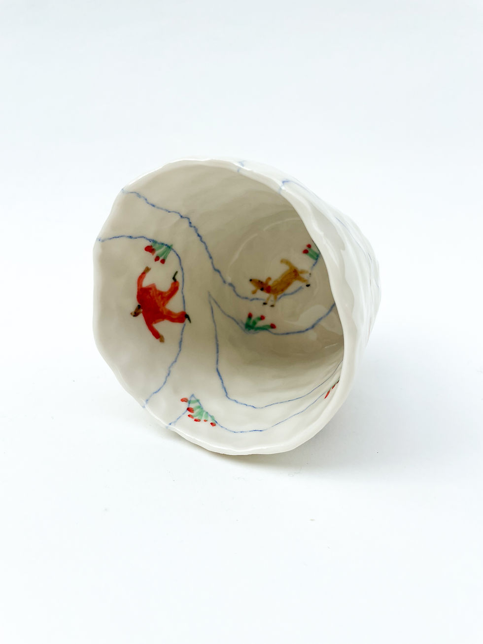 Thumbnail: Porcelain walking around the cup
