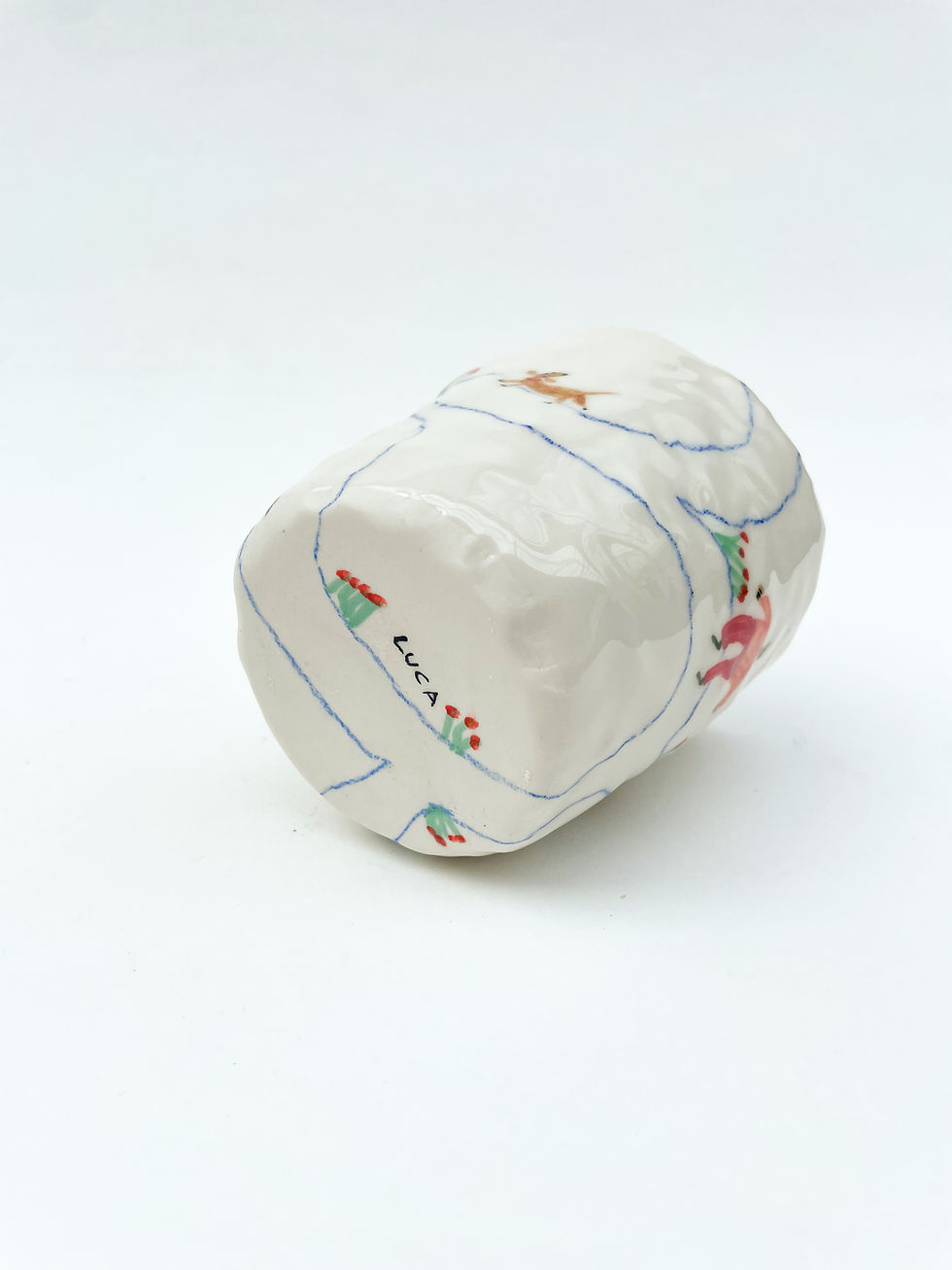 Thumbnail: Porcelain walking around the cup