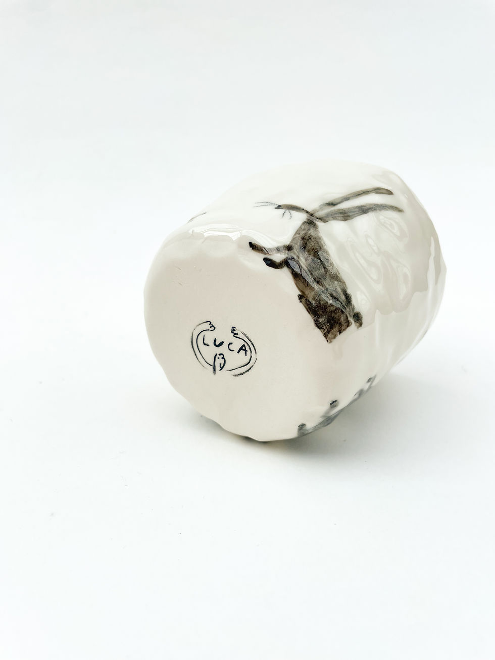 Thumbnail: Porcelain rabbit cup