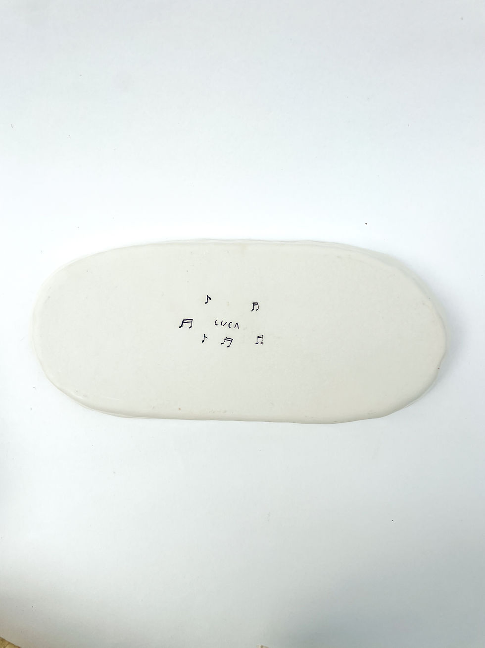 Thumbnail: Porcelain trumpets plate