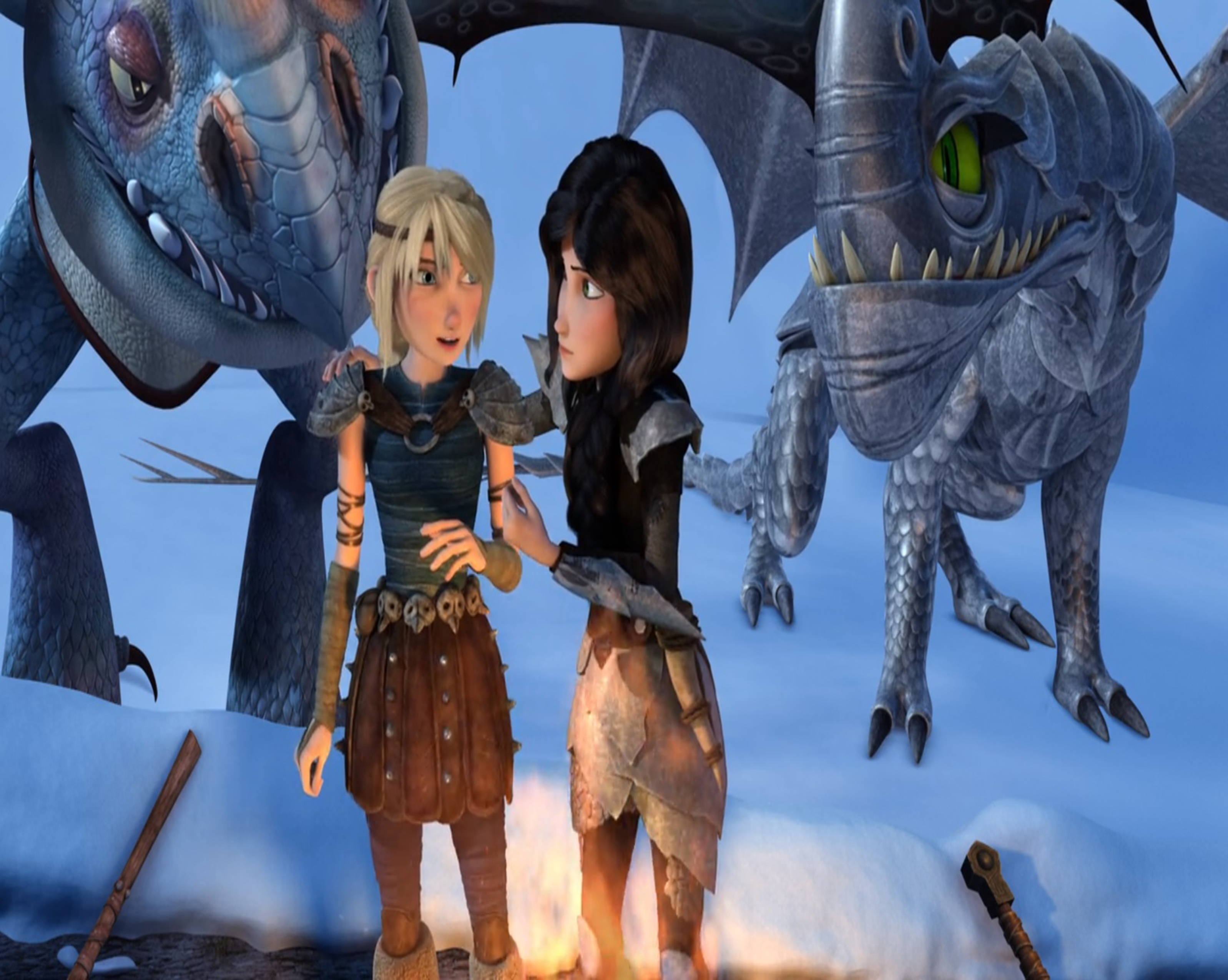 1064 Astrid and Heather Dragon Race