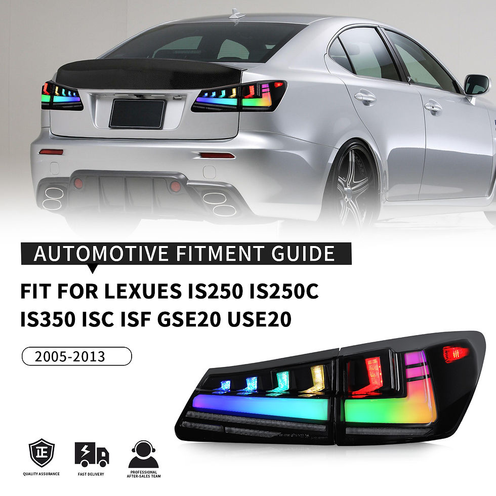 Miniatura: Archaic New RGB Tail Lamp Modify Lexus IS Series For IS250C IS250C IS350 ISC IS