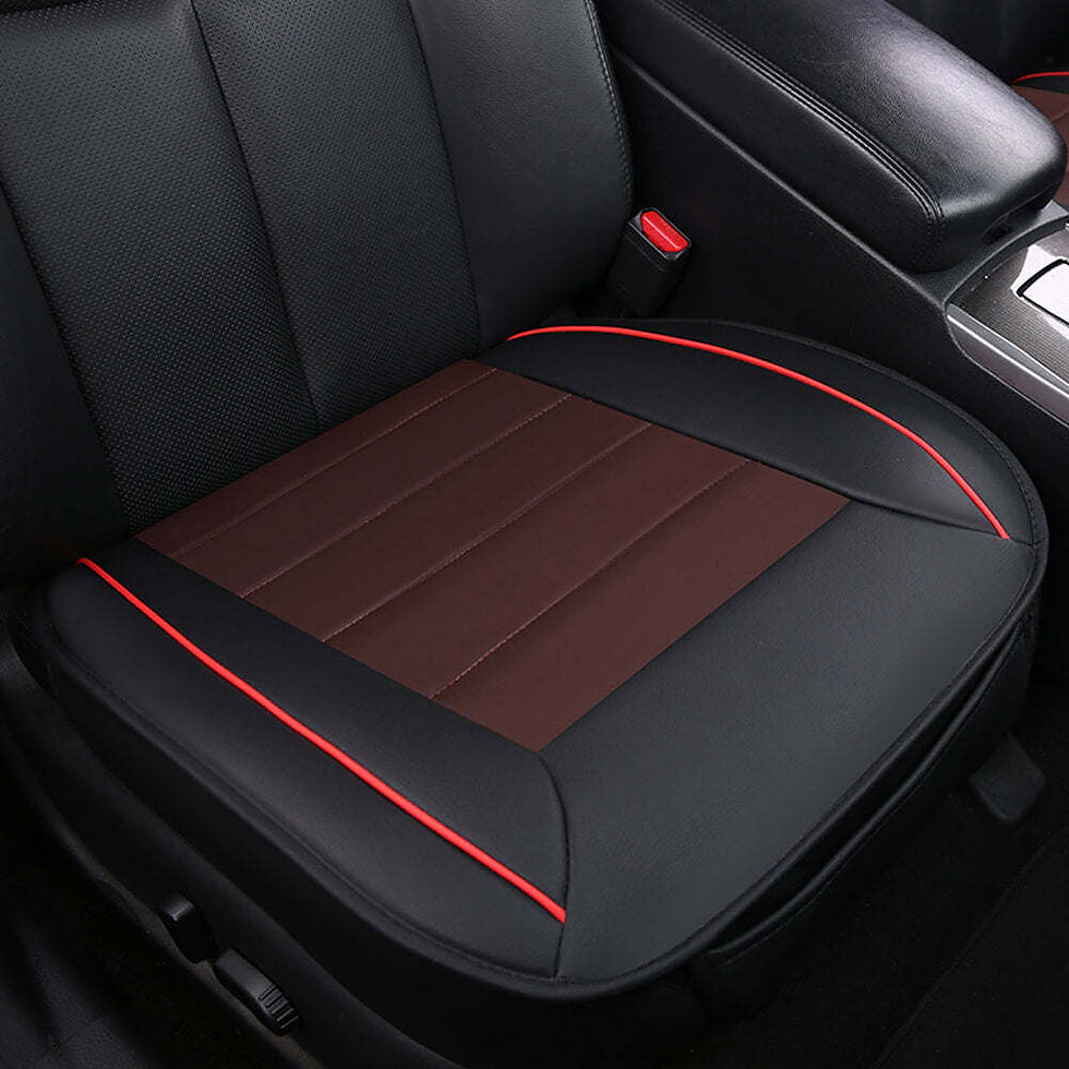 縮圖：Full Surround Front Car Seat Cover Leather Pad Mat Auto Chair Cushion Protector