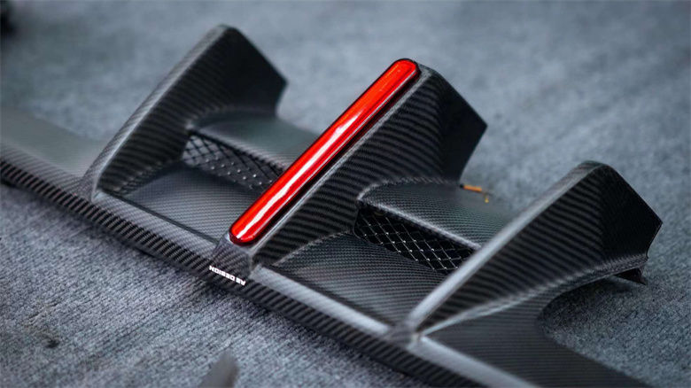 Miniature : AE Style Full Carbon Fiber Front lip Front Bumper shunt Rear diffuser Rear Spoi