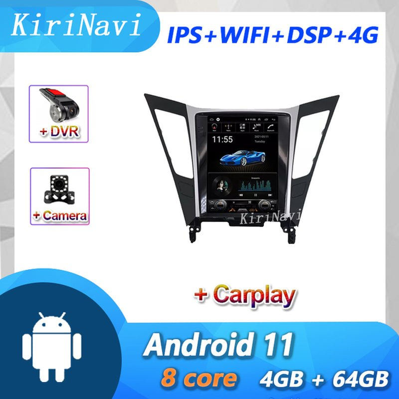 Miniatura: Kirinavi Vertical Screen for Hyundai Sonata 8 2011-2015 Android 11 Car Radio GPS