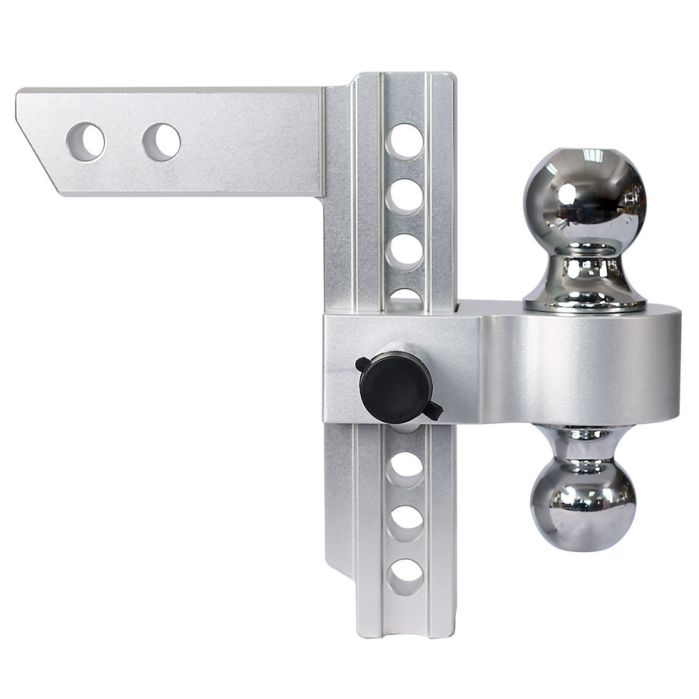 Miniatura: Alu Adjustable Trailer Drop Hitch,2inch receiver,8 inch adjustable