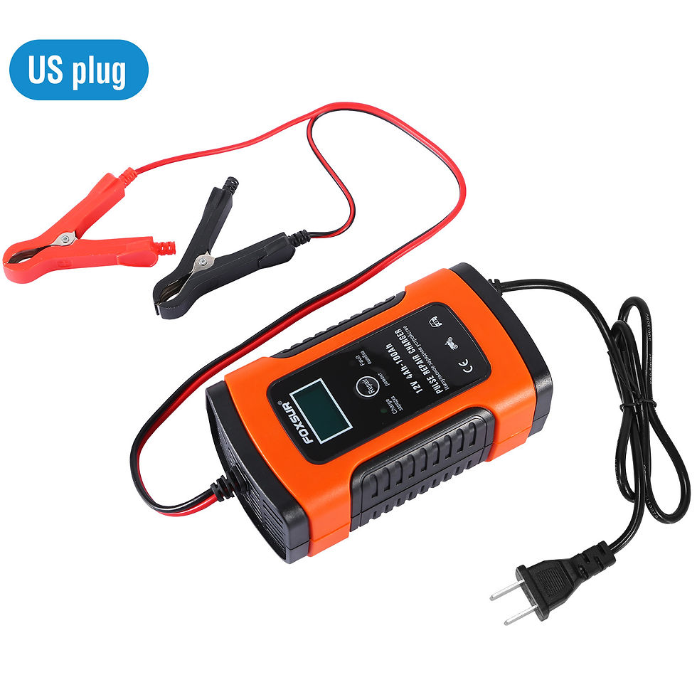 Miniaturbild: Car Battery Charger 12V 5A LCD Intelligent Auto Motorcycle Boat ATV Recover Puls