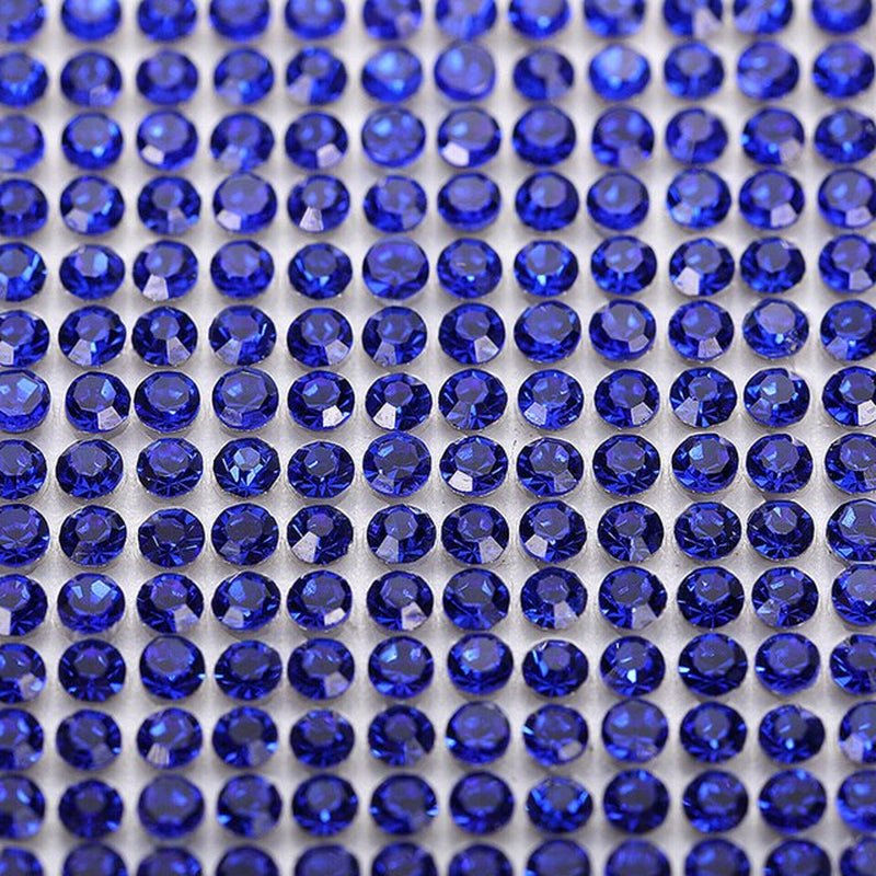 Miniatura: 24*20Cm Rhinestone Double-Sided Self-Adhesive Crystal Sticker Multifunction Diy 