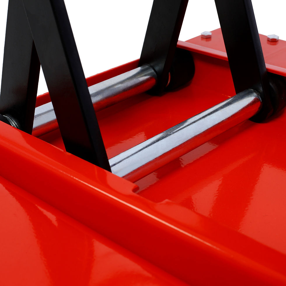 Miniatura: 1100lb Motorcycle lift with dolly Jack,Scissor Lift Jack Wide Deck,Front Rear Ce