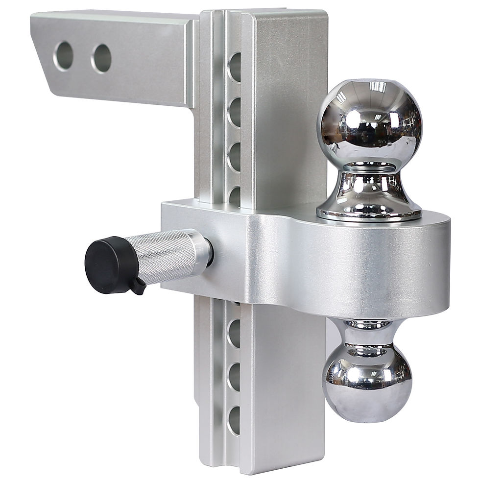 Miniatura: Alu Adjustable Trailer Drop Hitch,2inch receiver,8 inch adjustable