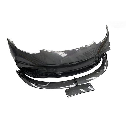Carbon Fiber Car Bumpers for tesla model 3 IMP Style Front Bumper for Carbon F