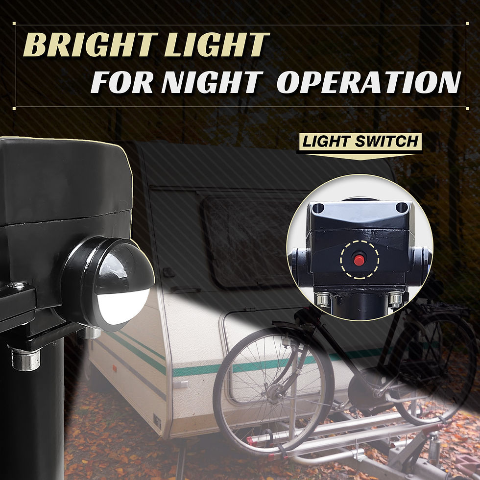 Miniaturbild: 3500 lbs Electric Trailer Jack, 12V DC, 27" Lift, with Drop Leg, for Travel, Tra