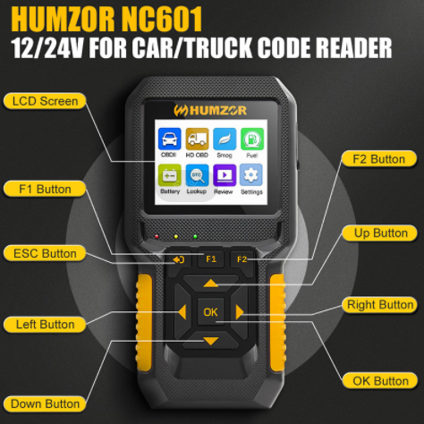 Thumbnail: NC601 gasoline and diesel integrated handheld code reader passenger vehicle comm