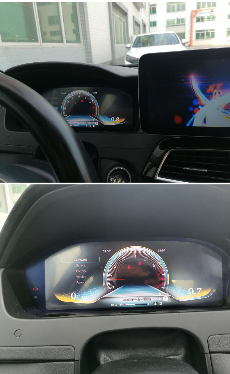 الصورة المصغرة: Kanor For Mercedes Benz C Class W204 NTG4.5 Digital Cluster Instrument Cockpit
